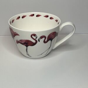 Portobello By Designs Mug Flamingos Pretty In Pink Bone China Mug Coffee Cup